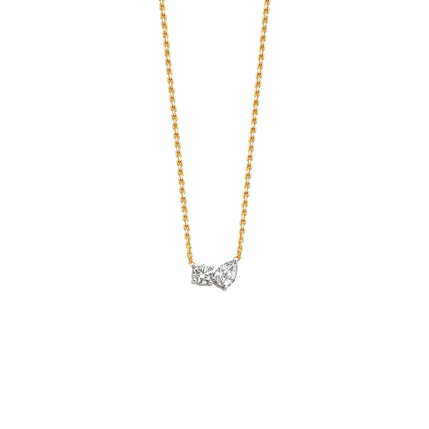 Audrey 14k White Gold Pendant Necklace in White Diamond, .15ct | Kendra  Scott
